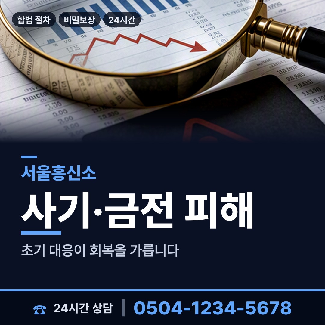 서울 이화동 신용조사 상담 안내